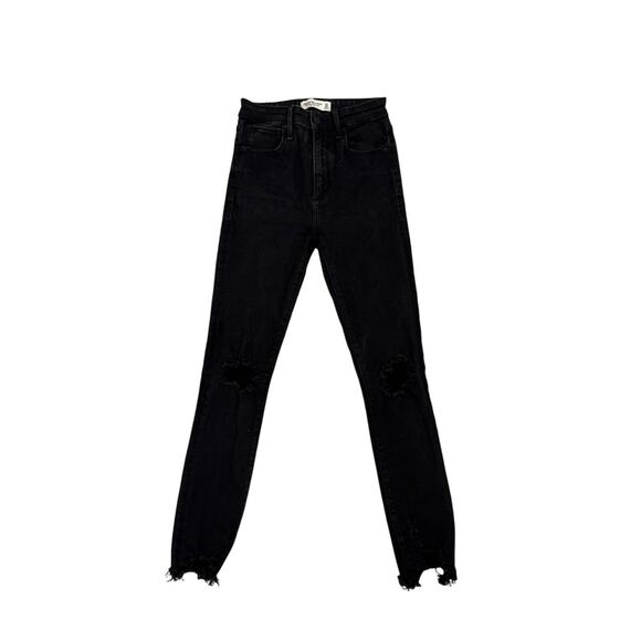 Abercrombie & Fitch Denim - Abercrombie & Fitch Denim Super Skinny Ankle High Rise Black Jeans Size 24 (00)